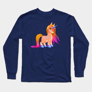 Baby unicorn for freedom and magic Long Sleeve T-Shirt